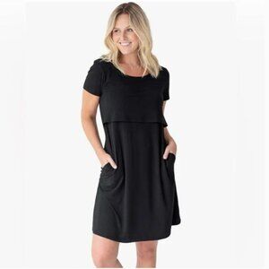 NWT Kindred Bravely Eleanora Bamboo Maternity & Nursing Dress